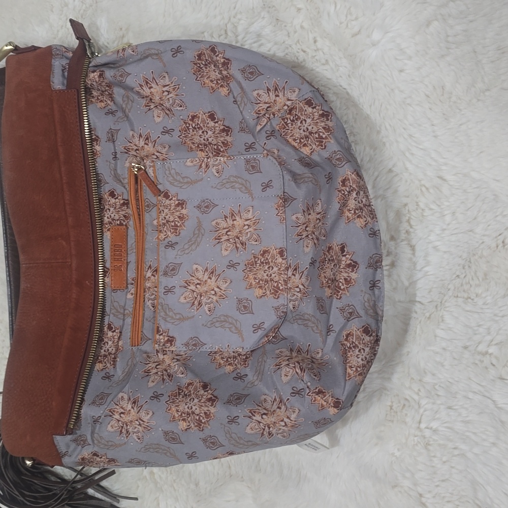 HOBO Gardner Leather Tassel Hobo Bag - Picture 5 of 10